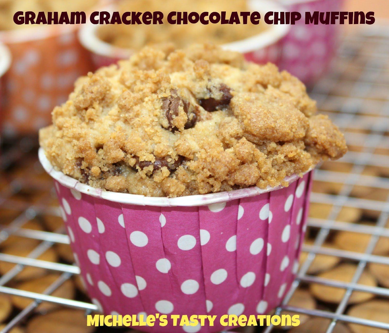Graham Cracker Chocolate Chip Muffins