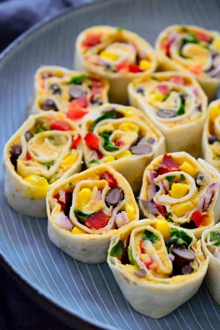 Vegan Mexican Tortilla Roll Ups