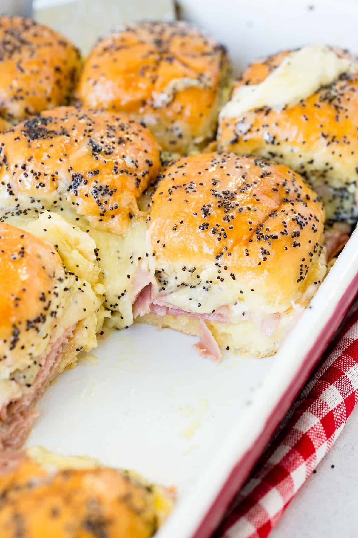 Hawaiian Roll Ham and Cheese Sliders