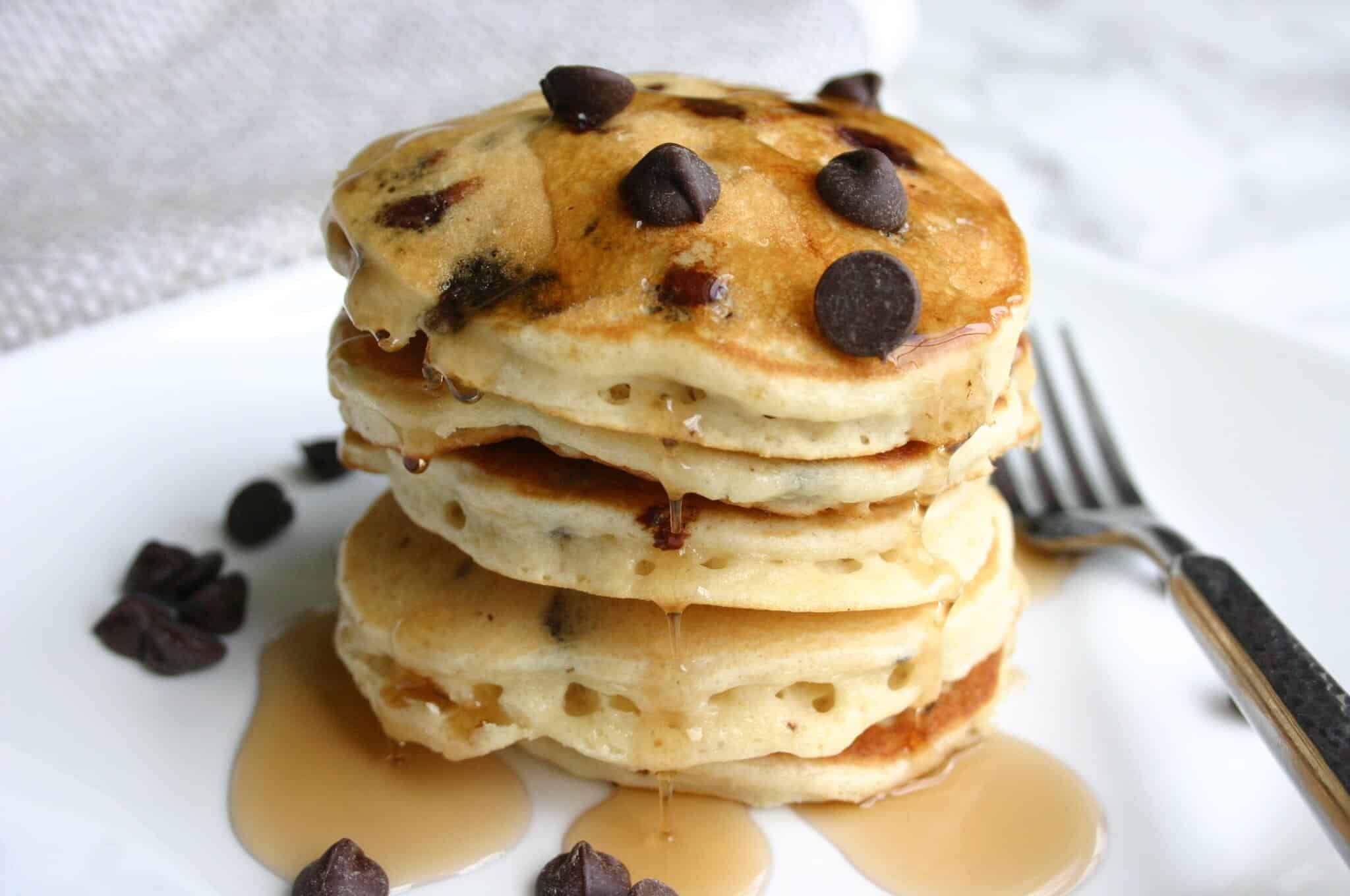 Best Ever Chocolate Chip Pancakes