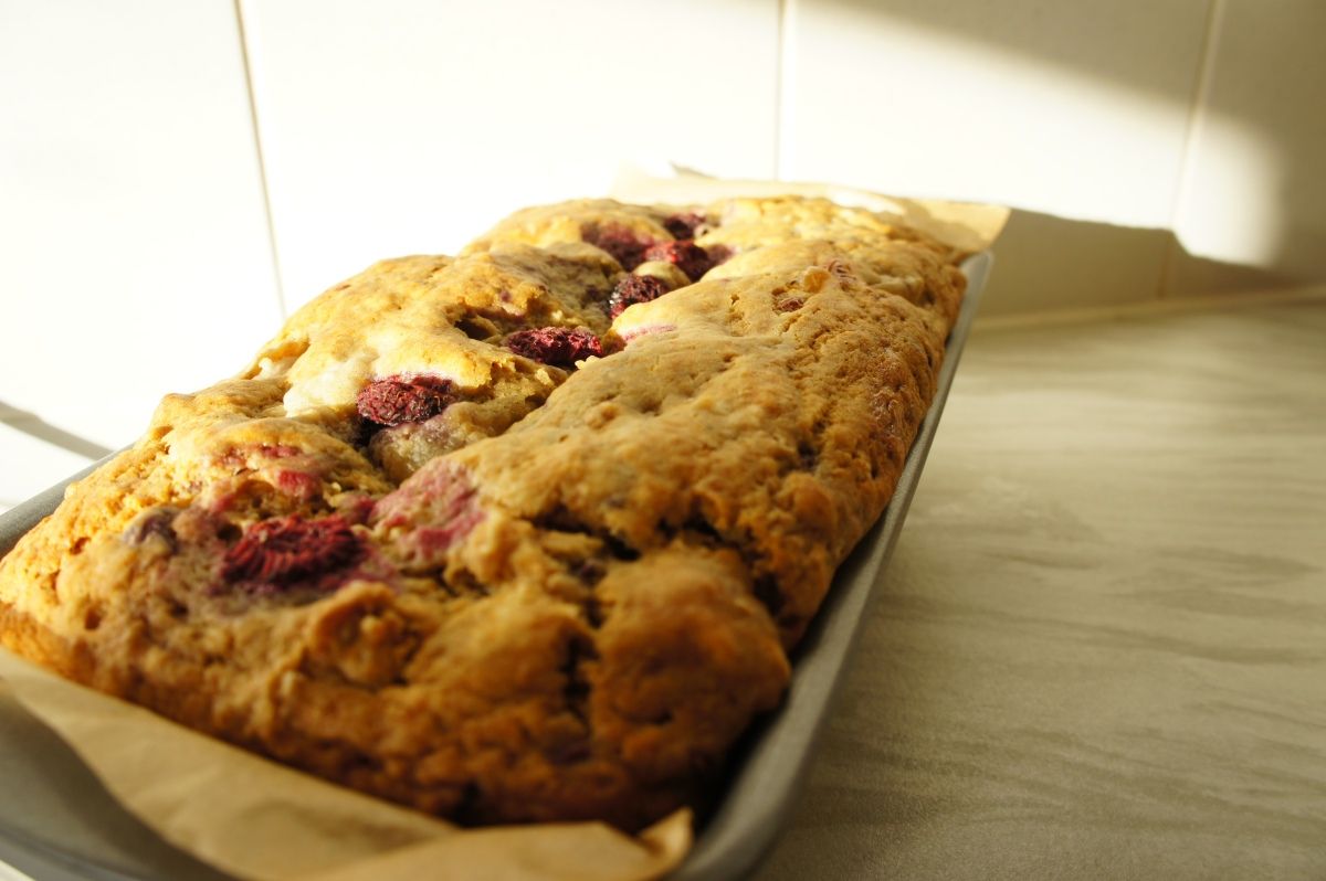 Pear and Raspberry Bread