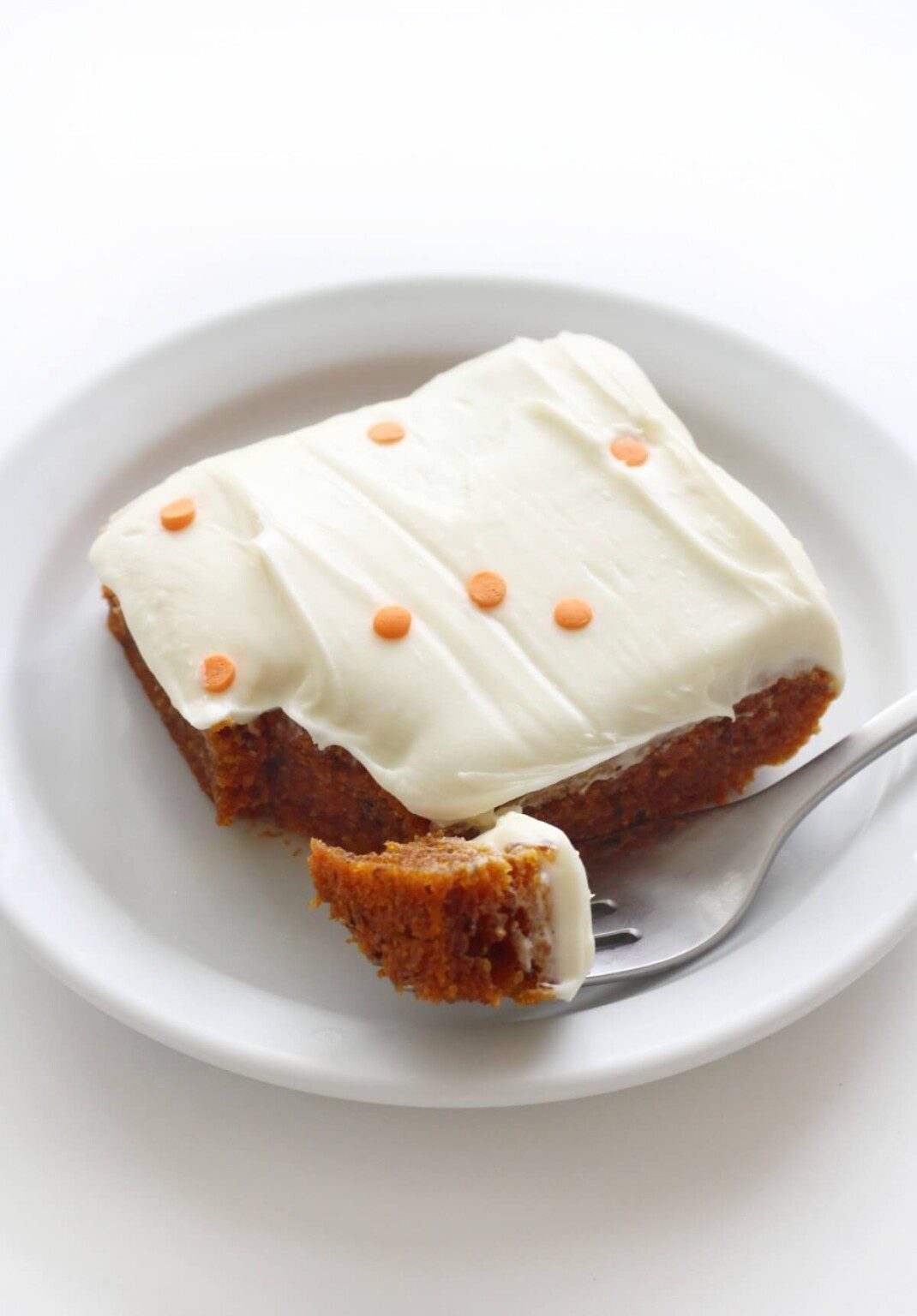 Gluten-Free Pumpkin Cake with Vegan Cream Cheese Frosting