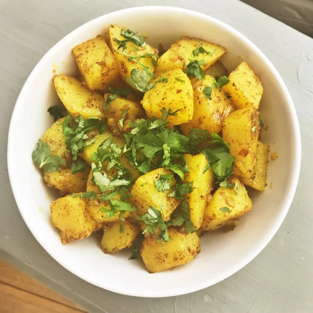Indian spiced potatoes