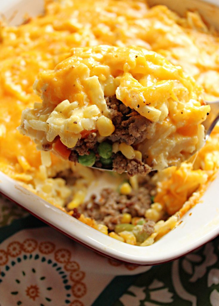 Hamburger Hash Brown Casserole