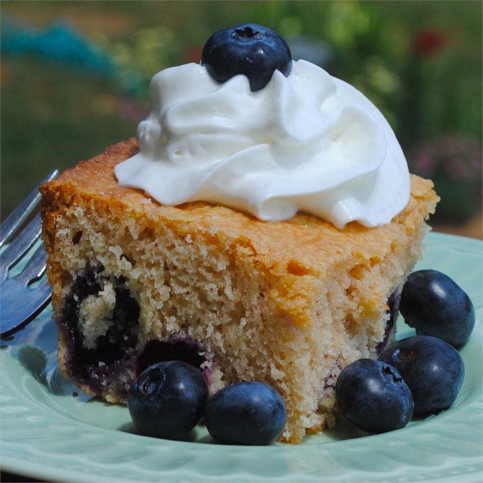 Delicious Heirloom Blueberry Cake