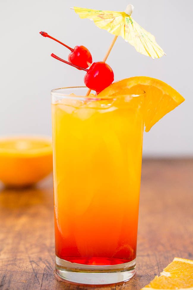 Tequila Sunrise cocktail