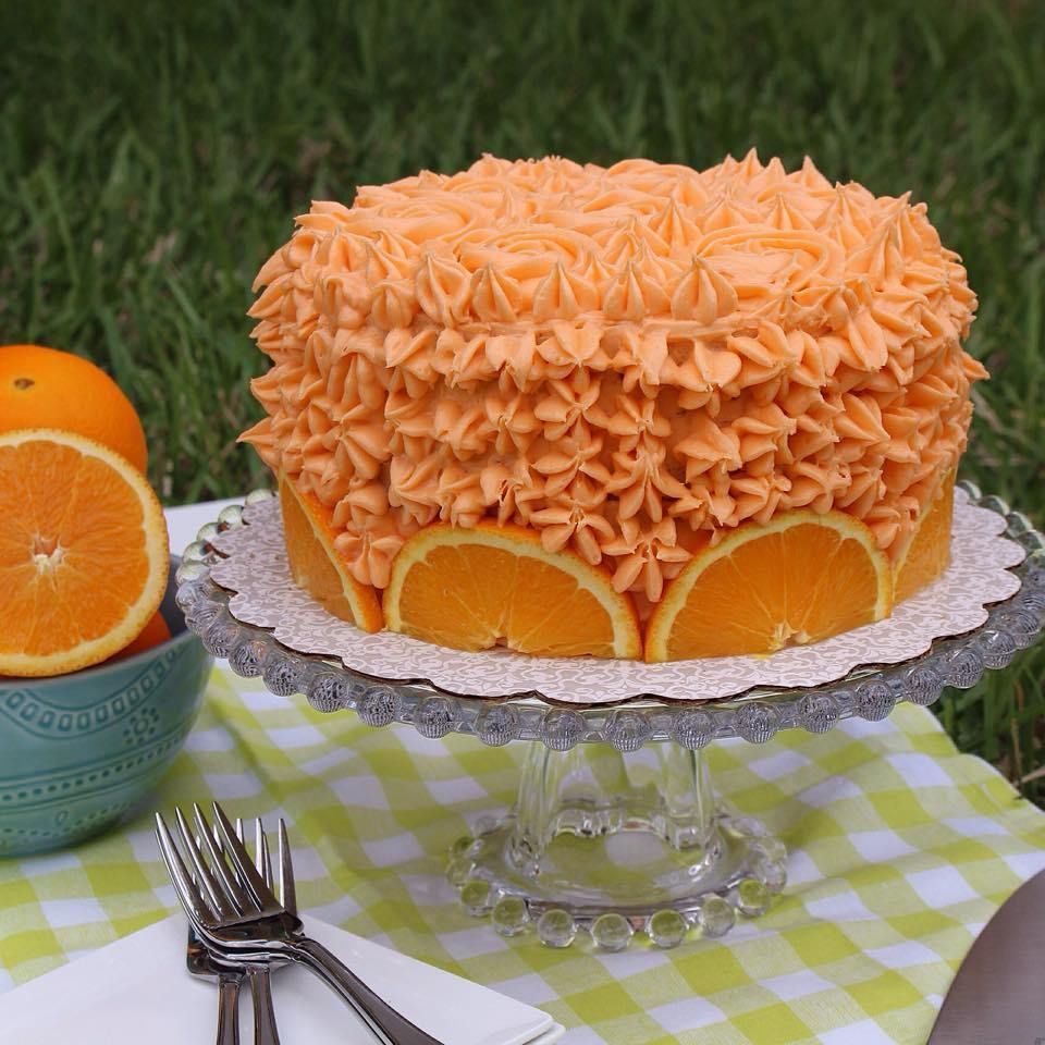 Orange Crunch Cake