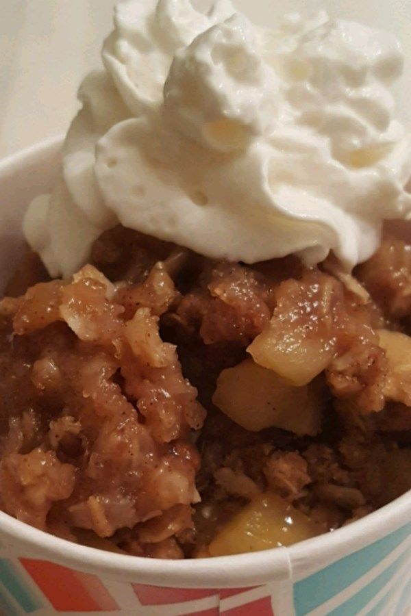 Moist Apple Crisp