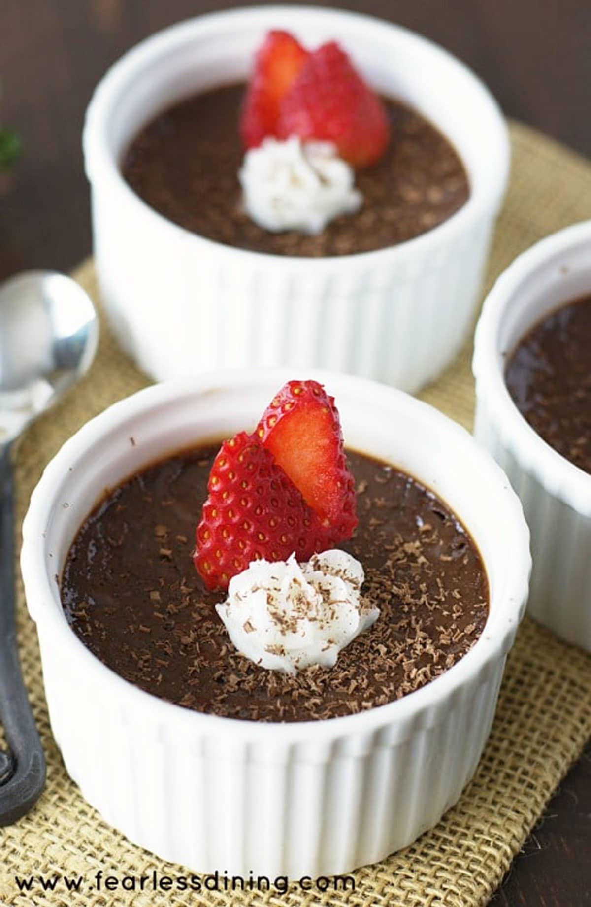 Dark Chocolate Gluten Free Custard