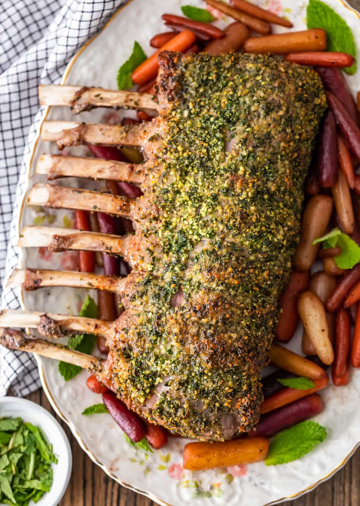 Rack of Lamb is an elegant option for holidays and special occasions