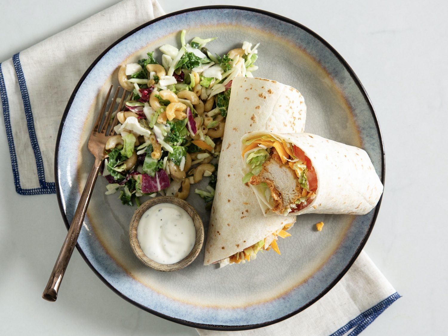 Cheesy Chicken Wraps