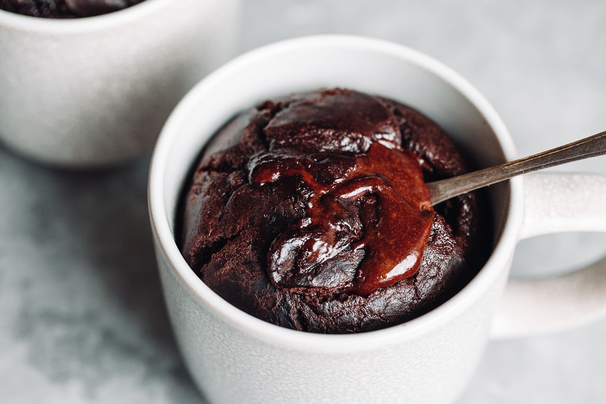 Best-ever self-saucing pudding in a mug