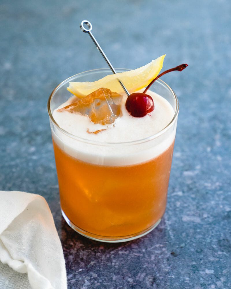 Amaretto Sour Cocktail