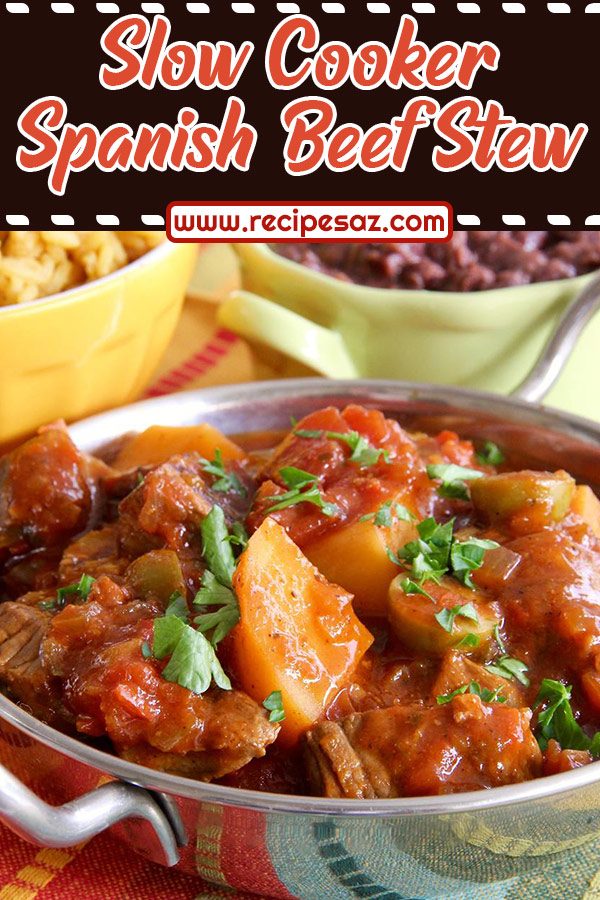 Slow Cooker Spanish Beef Stew