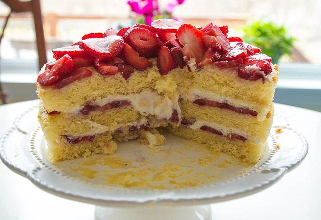 Italian Strawberry Shortcake (Cassata)