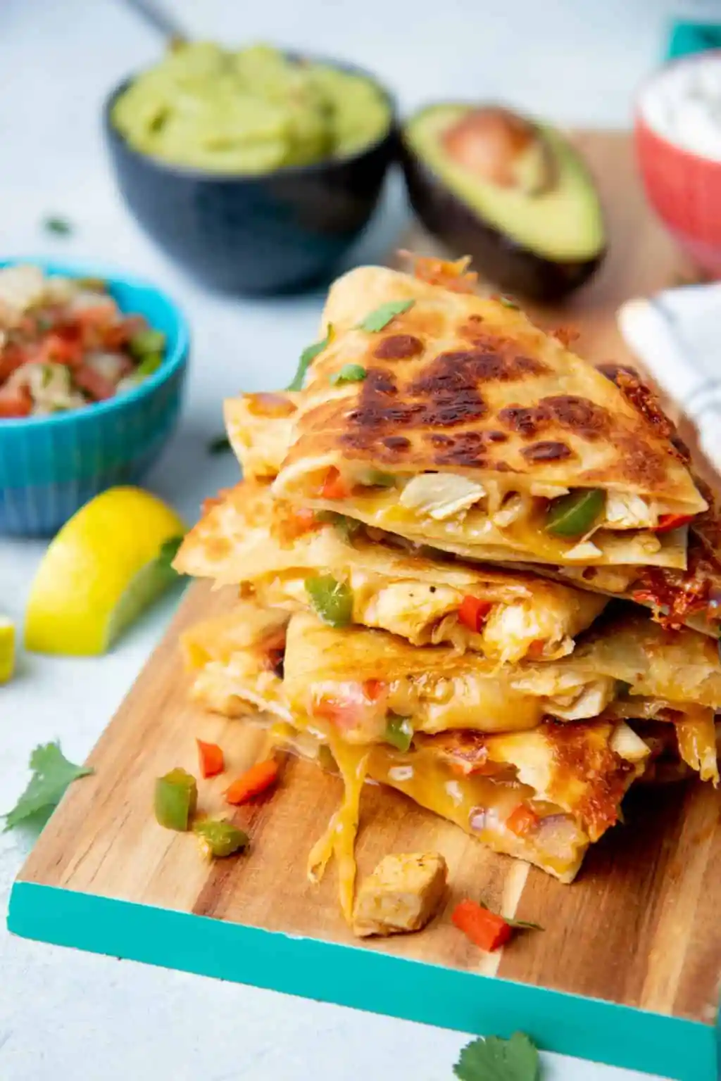 Fool-Proof Cheesy Chicken Quesadilla