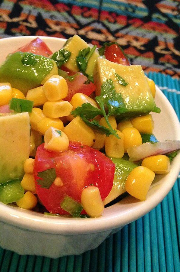 Corn Salad with Lime Vinaigrette