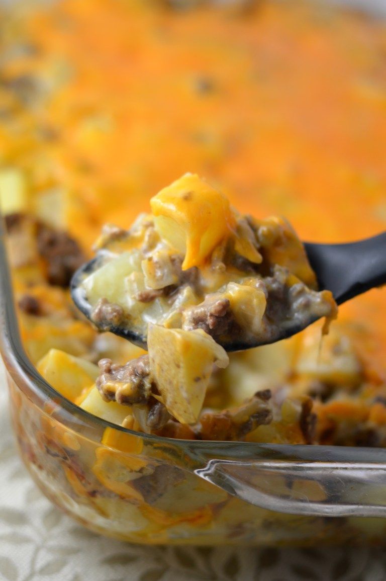 Ground Beef Potato Casserole