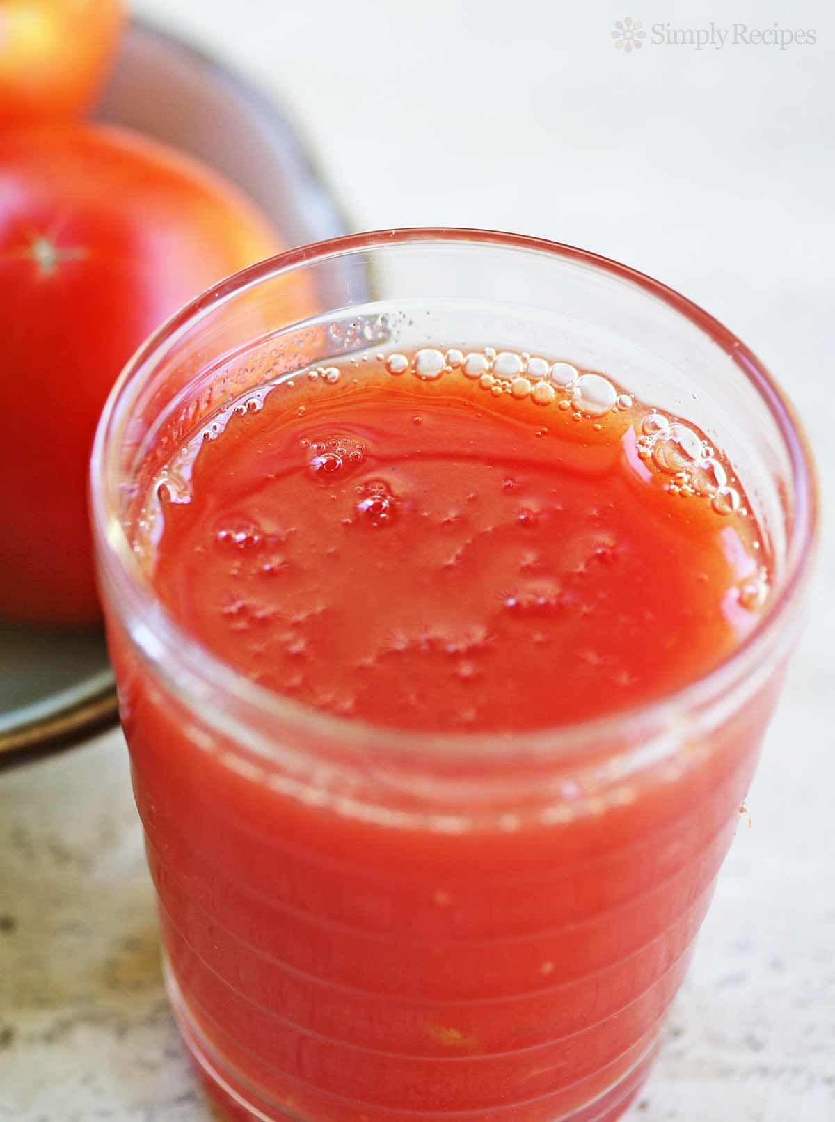 Homemade Tomato Juice