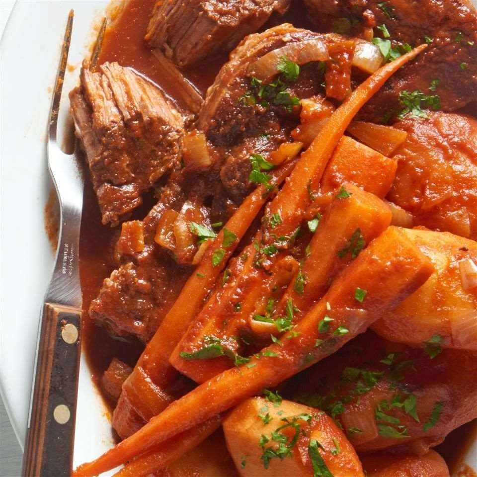 Pot roast with vegetables
