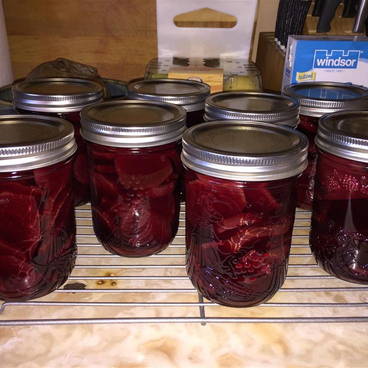 Canned Spiced Pickled Beets