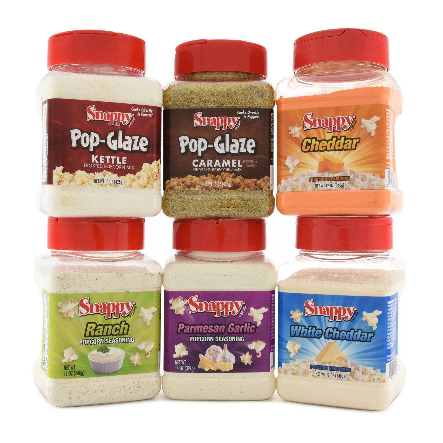 Snappy Popcorn Seasoning & Glaze Popcorn Pack