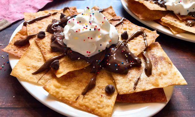 Chocolate Allspice Dessert Nachos