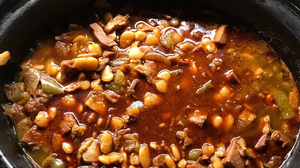 Slow Cooker Southern Lima Beans and Ham