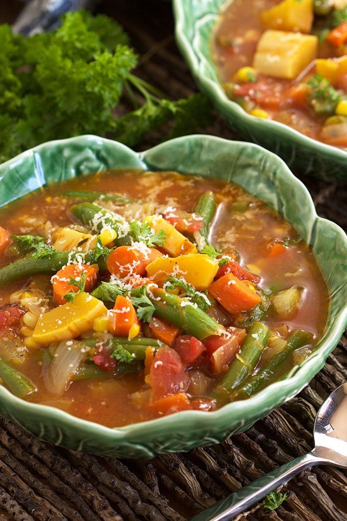 Delicious and Healthy Vegetable Soup