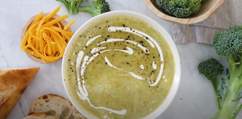 Low Fat Full Flavor Cream of Broccoli Soup
