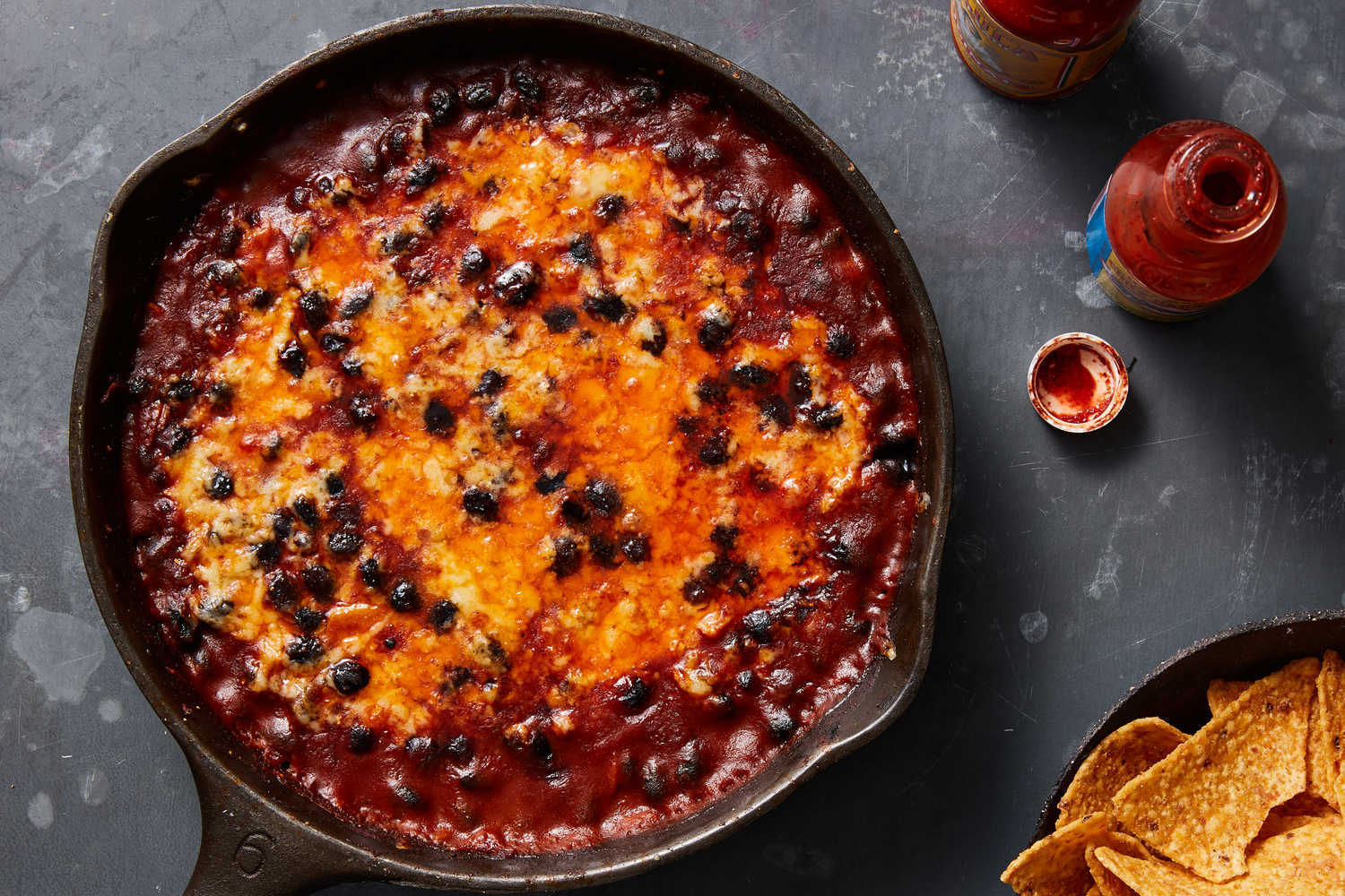 Cheesy, Spicy Black Bean Bake