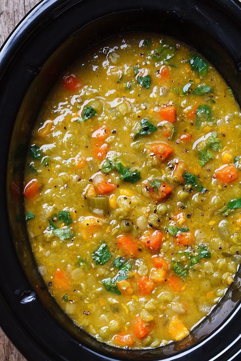 Slow Cooker Split Pea Soup