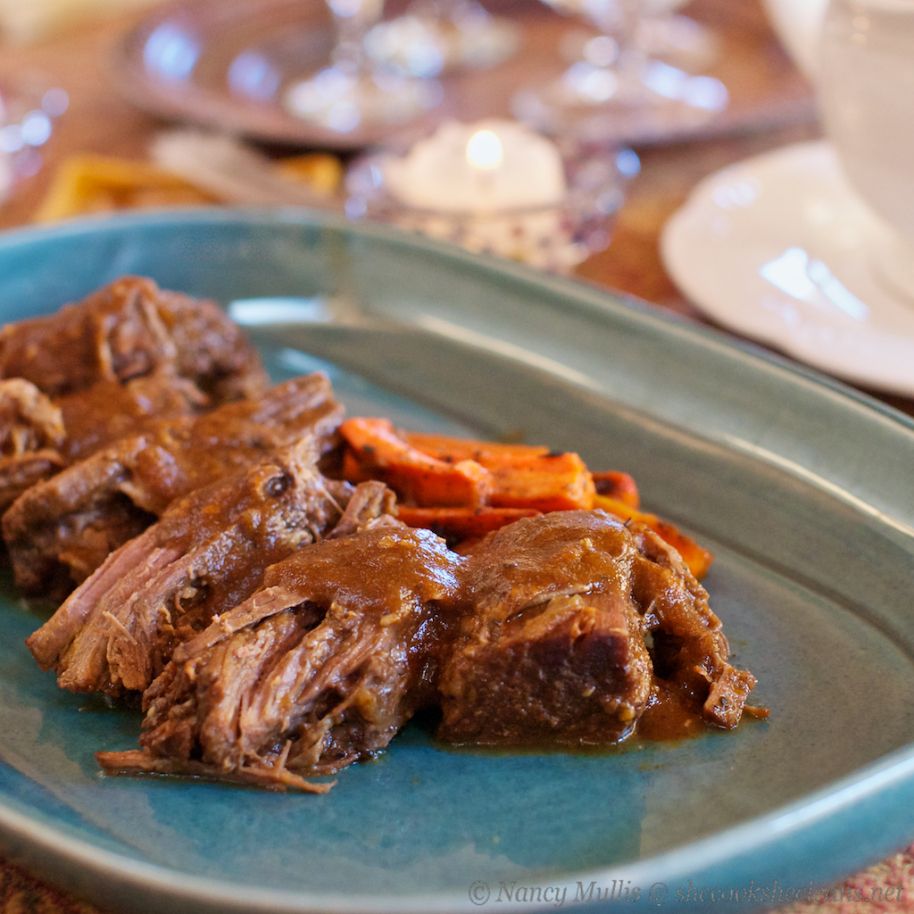 Delicious Pot Roast with Balsamic Onion Gravy