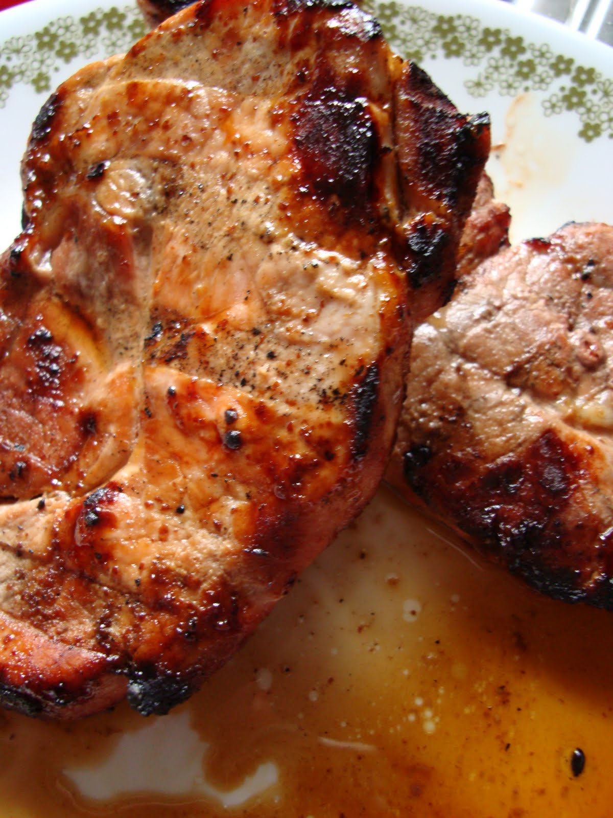 Dijon Grilled Pork Chops