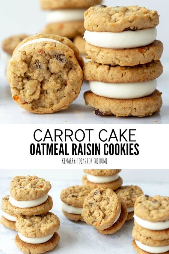 Oatmeal Raisin Carrot Cookies