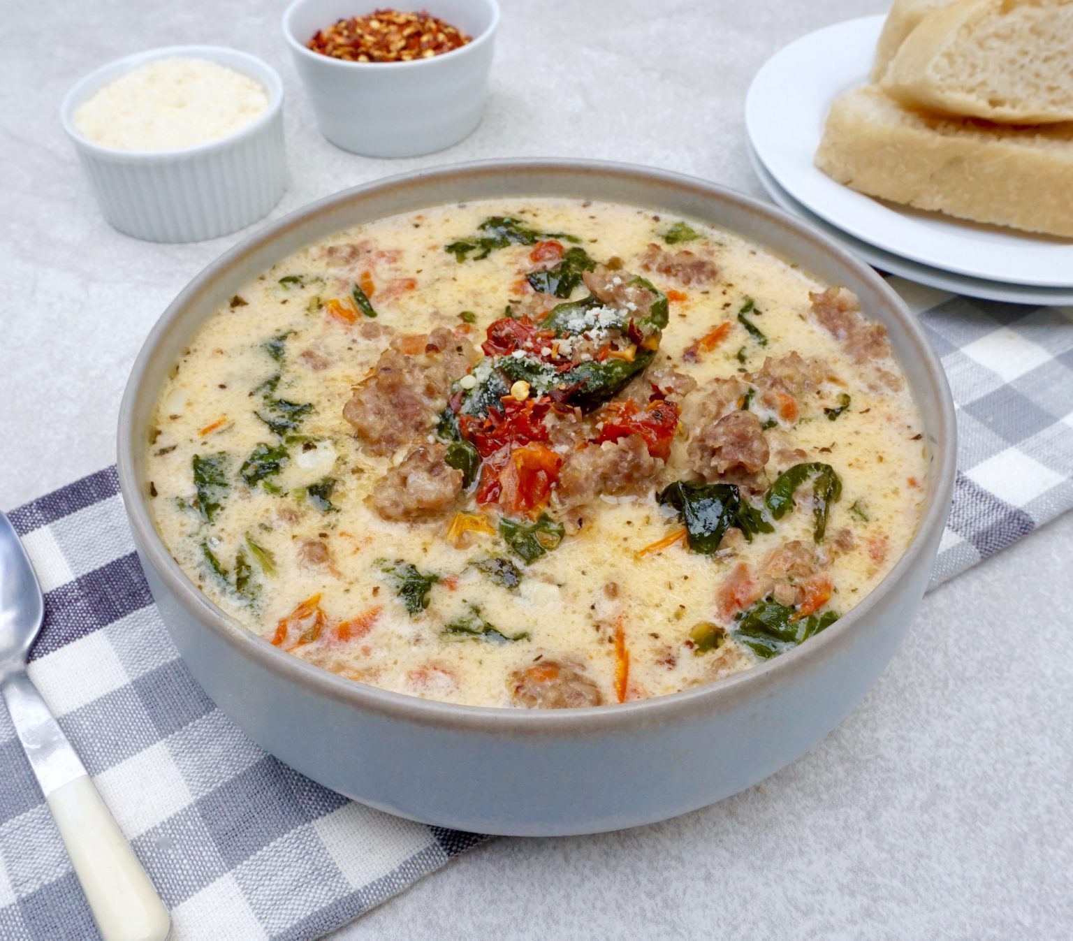 Tuscan Sausage Soup