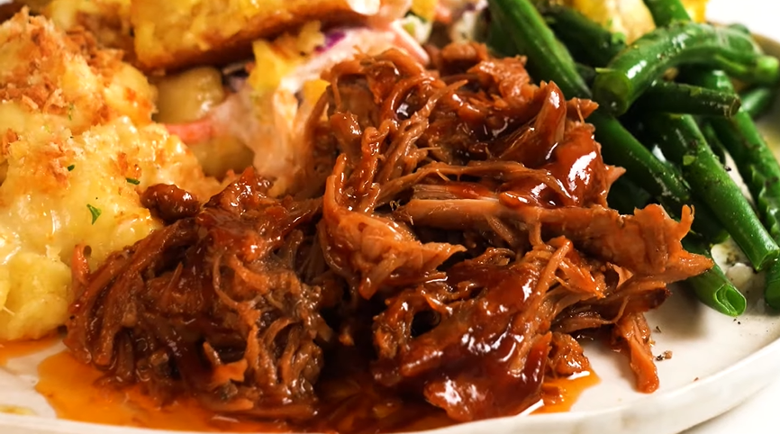 Sweet and Smoky Slow-Cooked Pulled Pork Loin