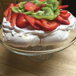 Chef John's Pavlova with Strawberries