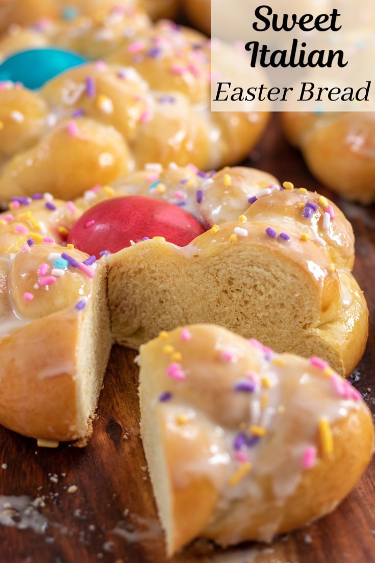 Traditional Sweet Italian Easter Bread