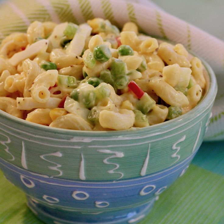 Lower Fat Amish Macaroni Salad