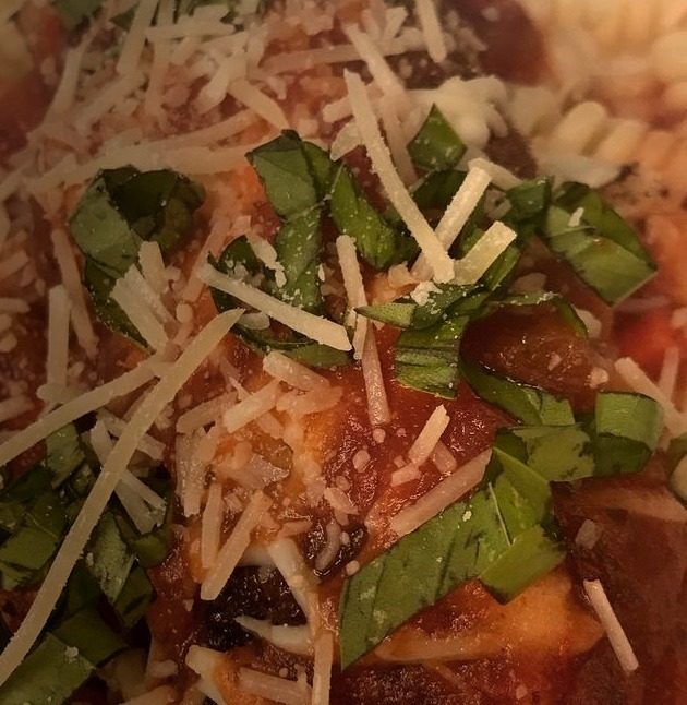 Crispy Italian Chicken Topped with Mozzarella