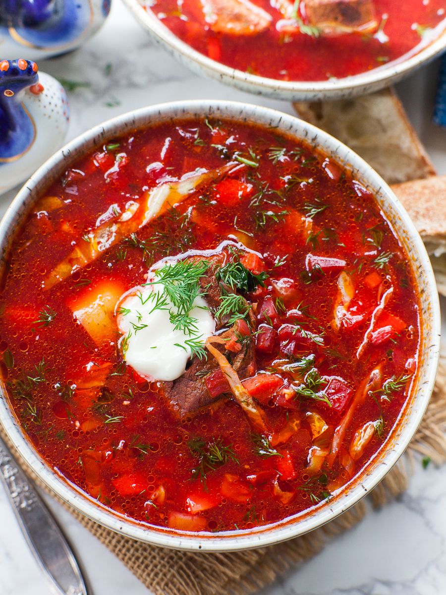 Classic Beef Borscht