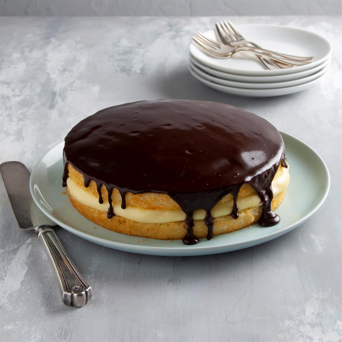 Delicious Homemade Boston Cream Pie