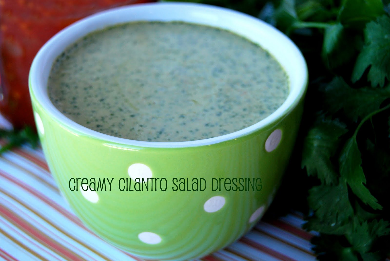 Creamy Cilantro Salad Dressing