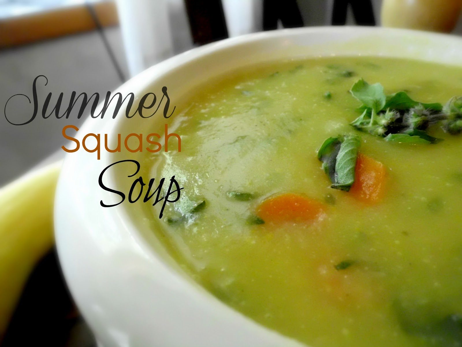 Creamy Summer Squash Soup