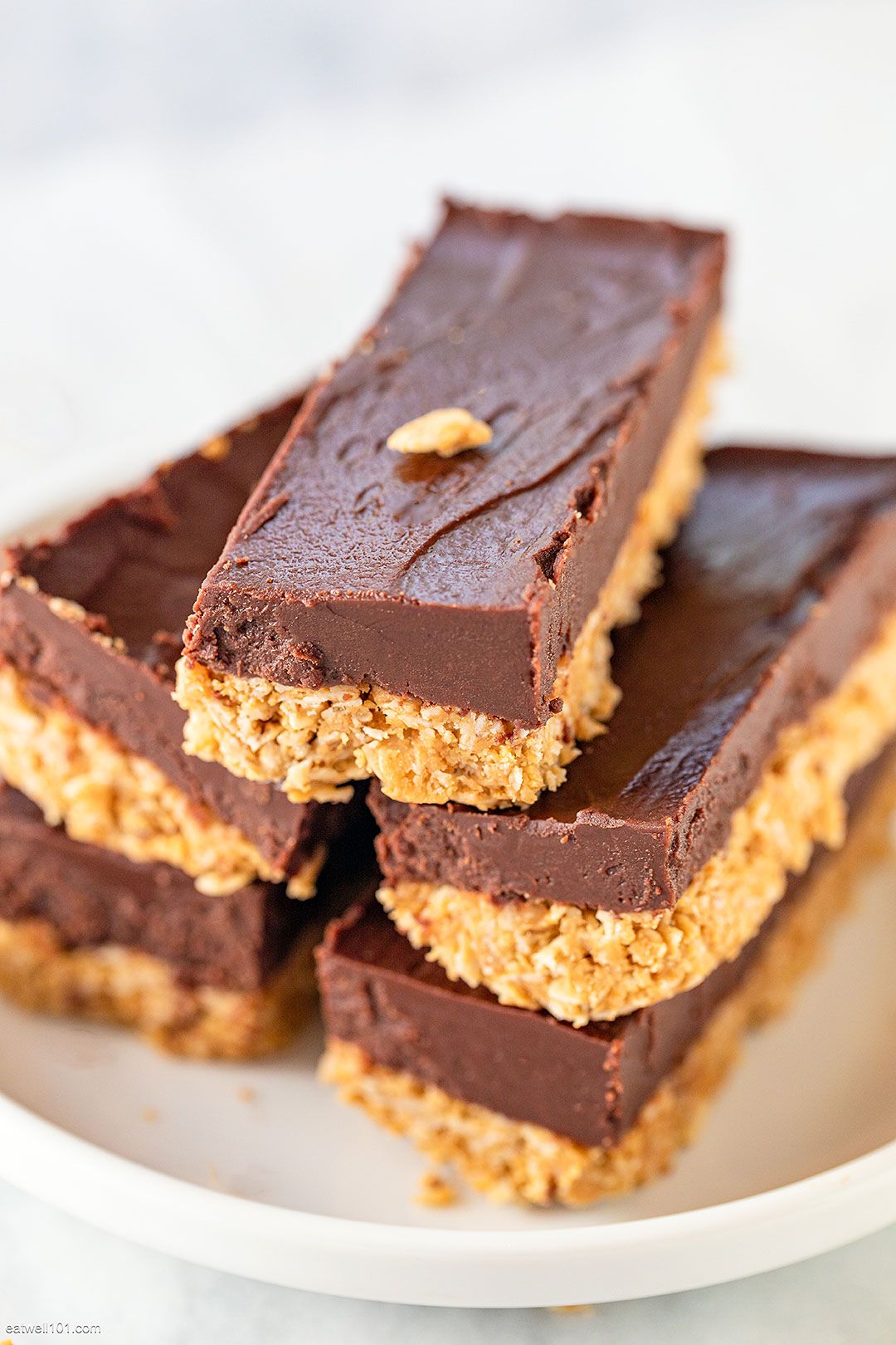 No Bake Oatmeal Chocolate Bars
