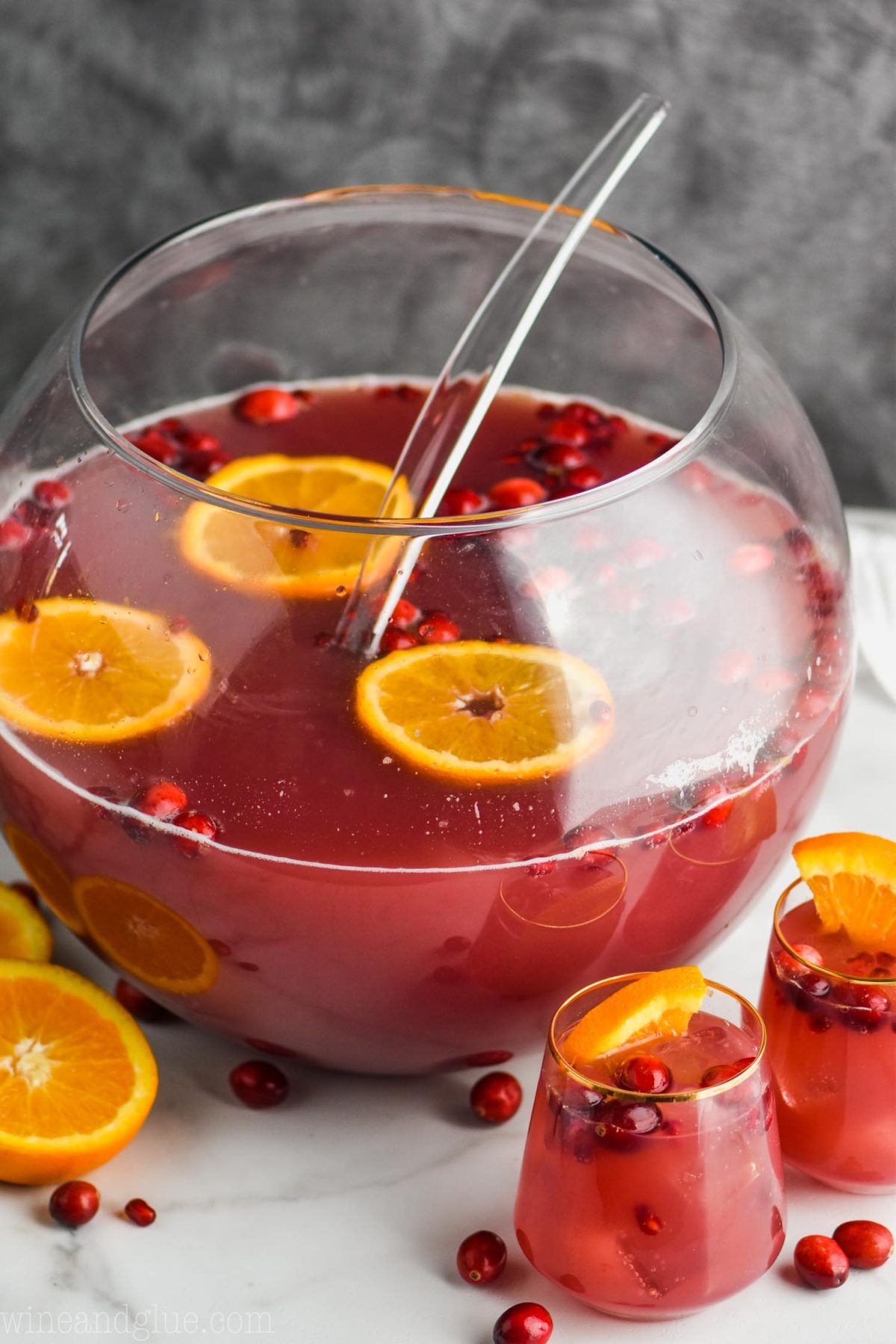 Holiday Punch in a festive setting