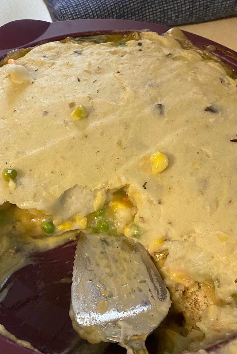 Mashed Potato-Topped Turkey Pot Pie