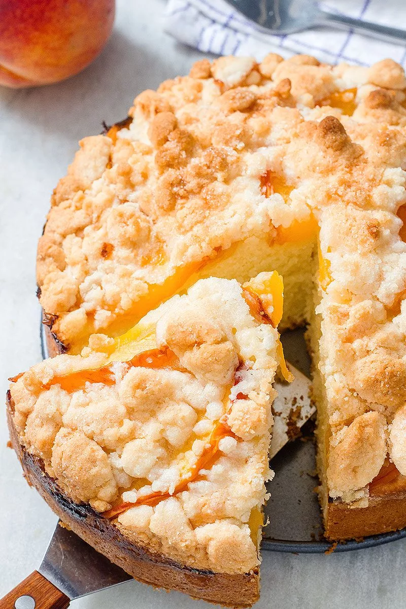 Peach Crumble Cake