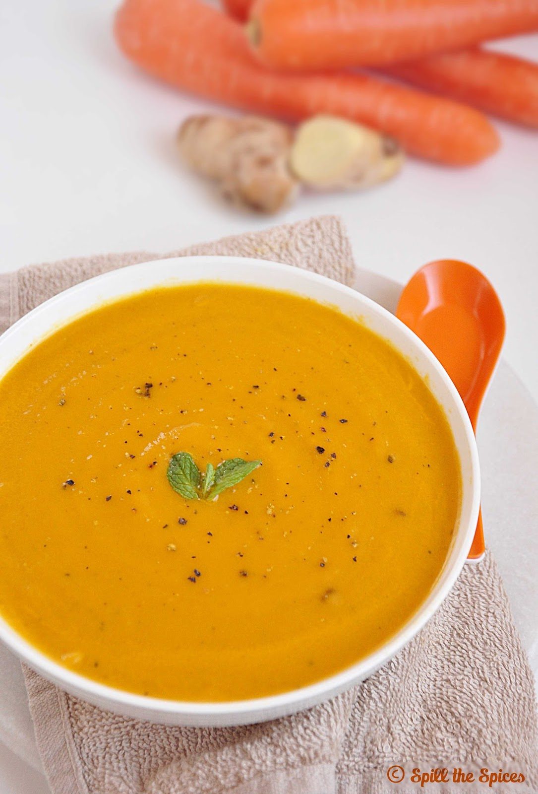 Spiced Carrot Ginger Soup